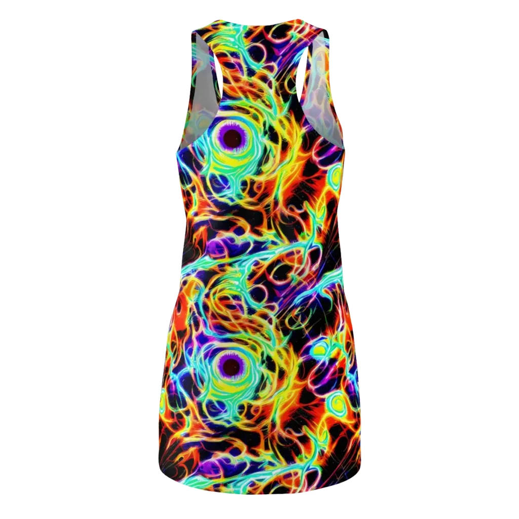 Nightflash on Racerback Dress — Back