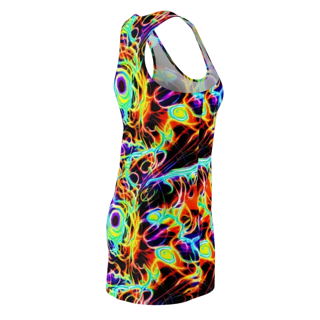 Nightflash on Racerback Dress — Back Side