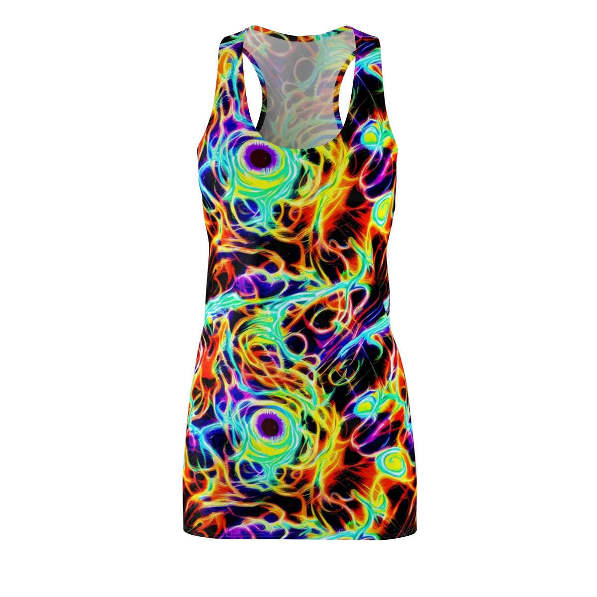 Nightflash on Racerback Dress — Front
