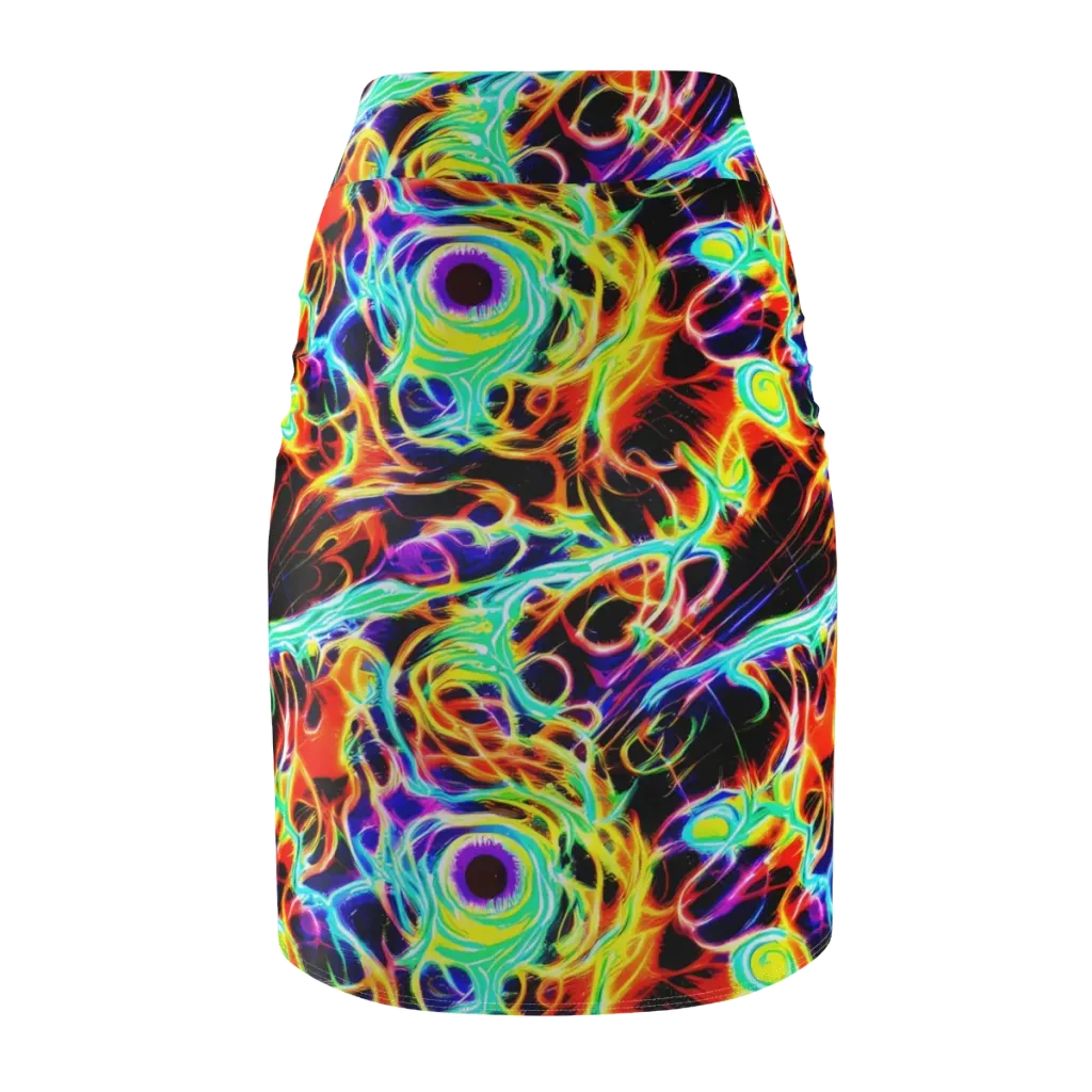 Nightflash on Pencil Skirt — Back