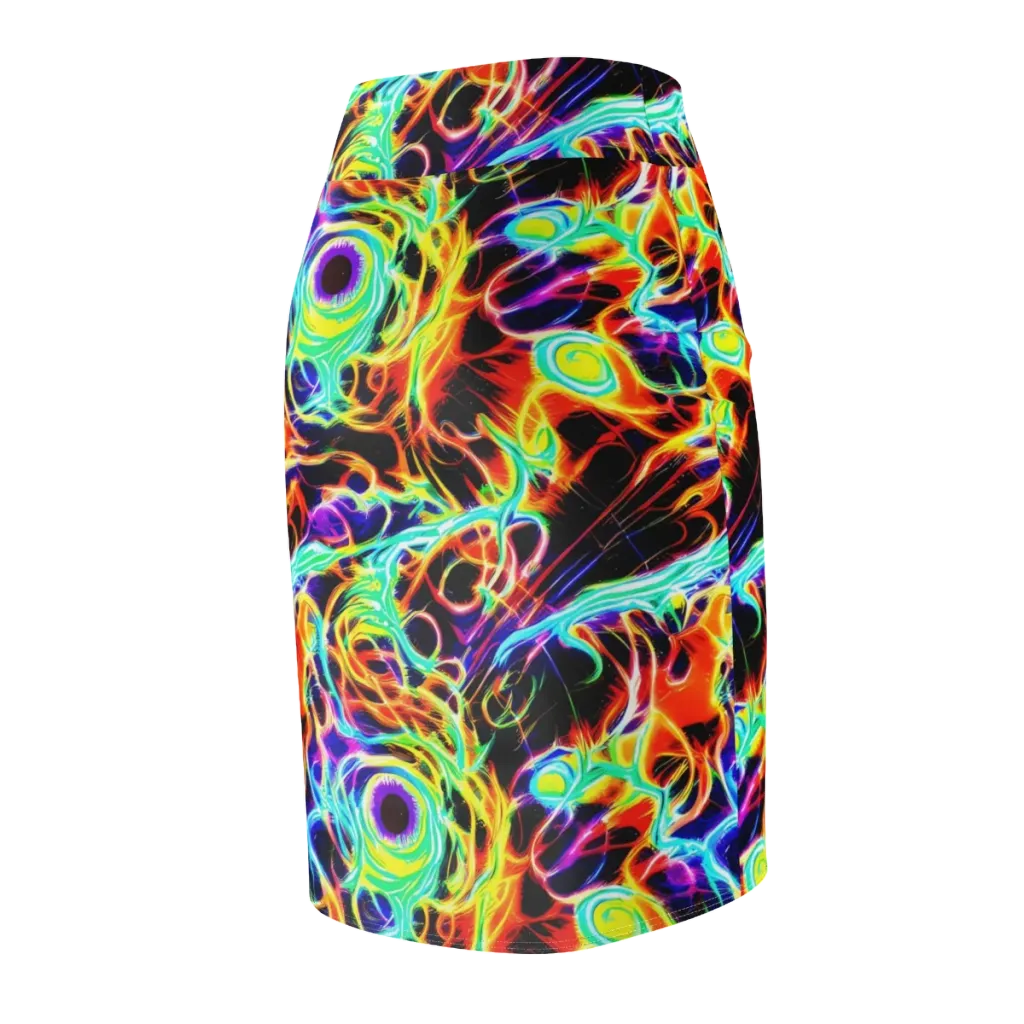Nightflash on Pencil Skirt — Back Side