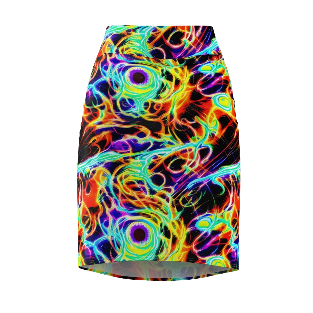 Nightflash on Pencil Skirt — Front