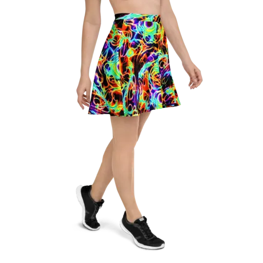 Nightflash on a Skater Skirt