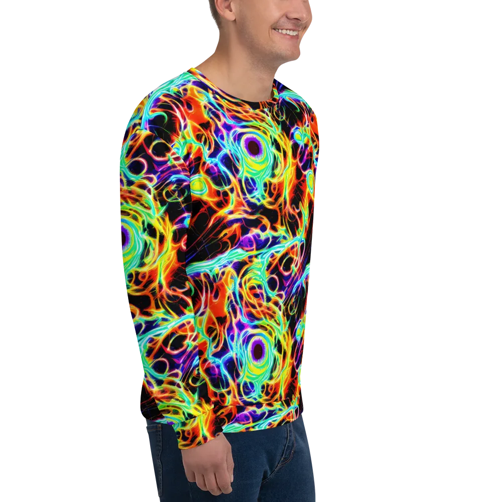 Nightflash on Sweatshirt — Right Front