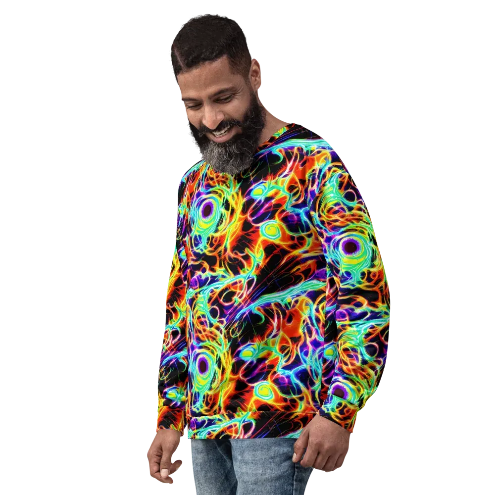 Nightflash on Sweatshirt — Left Front