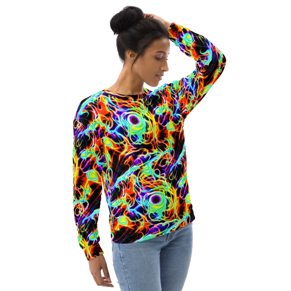 Nightflash on Sweatshirt — Right Front