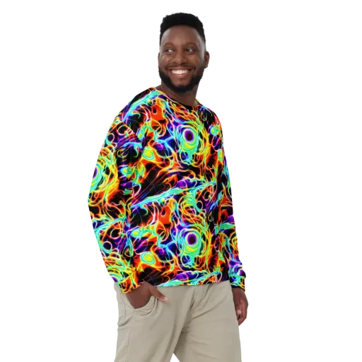 Nightflash on a Sweatshirt