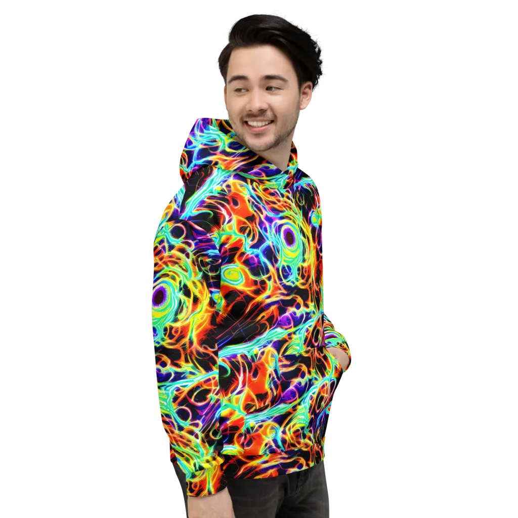 Nightflash on Hoodie — Right
