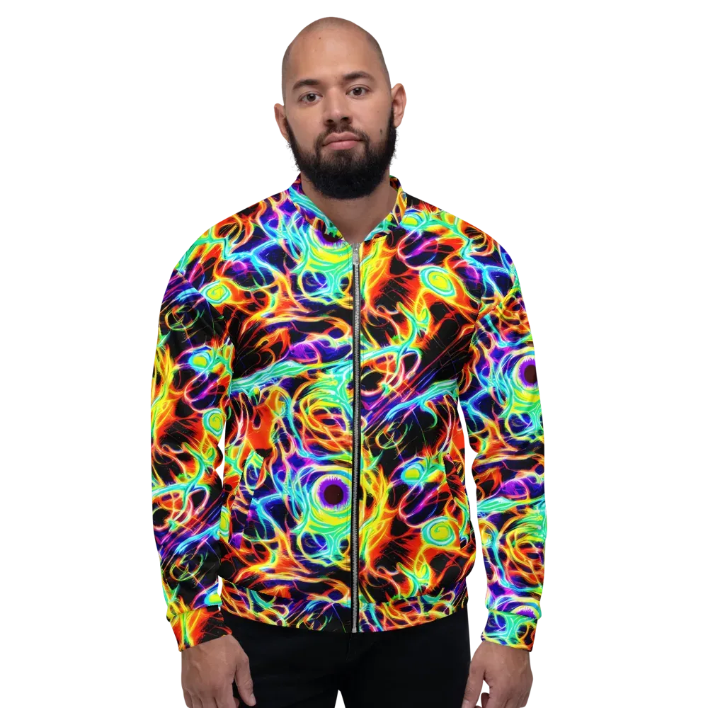 Nightflash on Bomber Jacket — Front