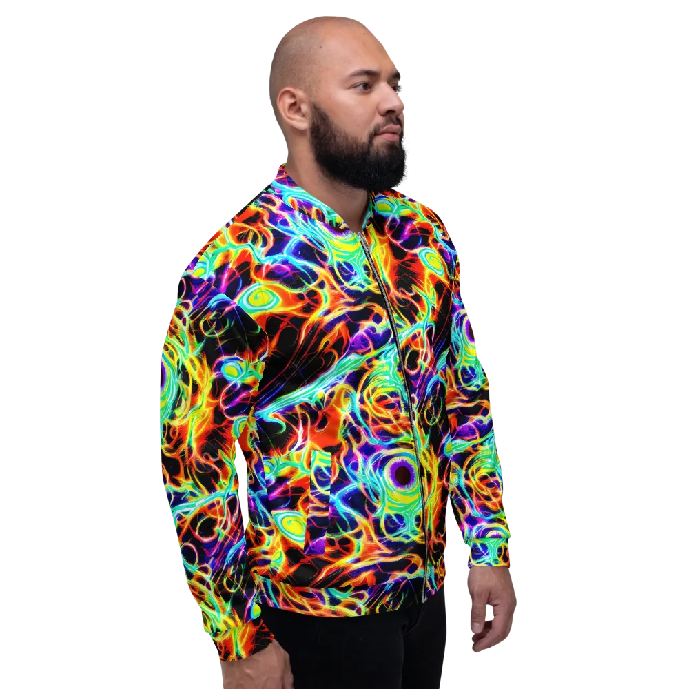 Nightflash on Bomber Jacket — Right