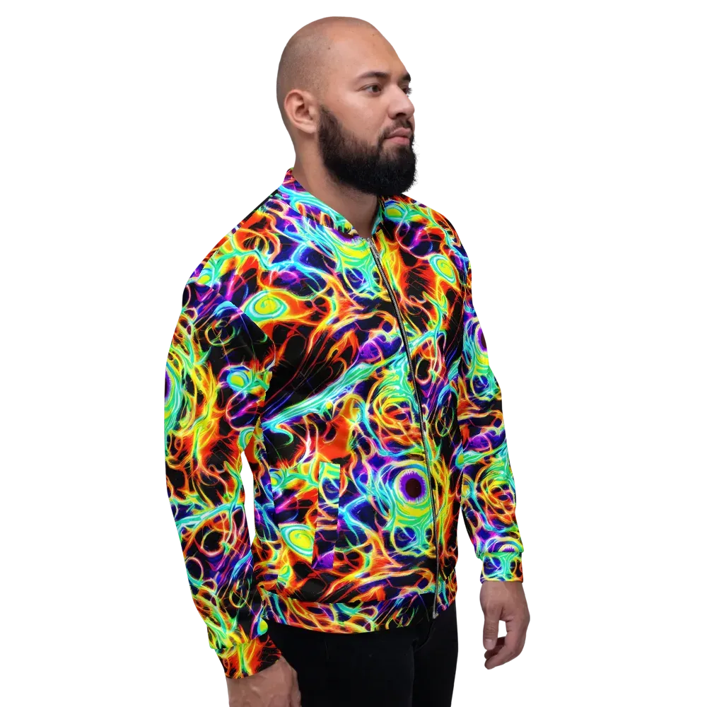 Nightflash on Bomber Jacket — Right