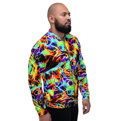 Nightflash on a Bomber Jacket