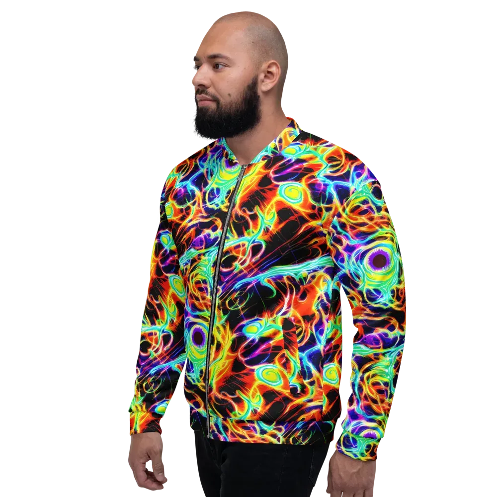 Nightflash on Bomber Jacket — Left