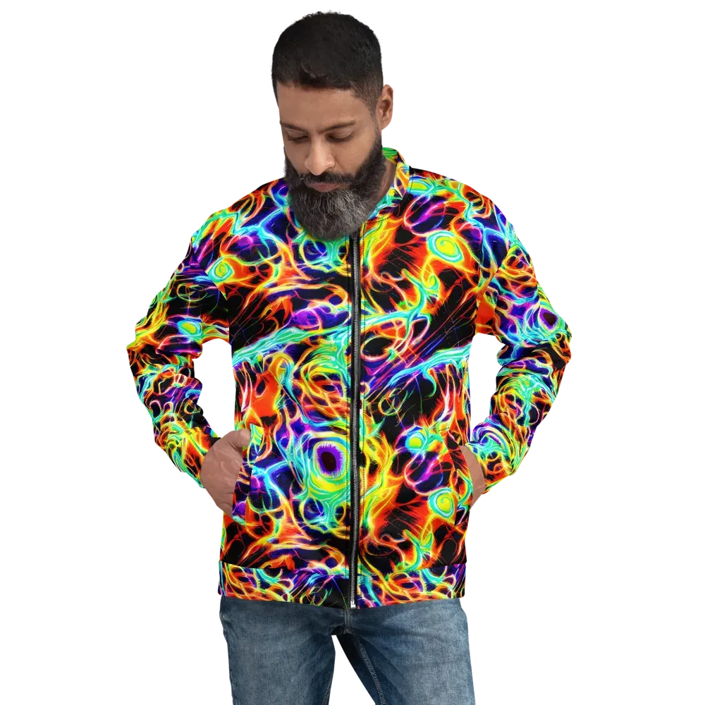 Nightflash on Bomber Jacket — Front