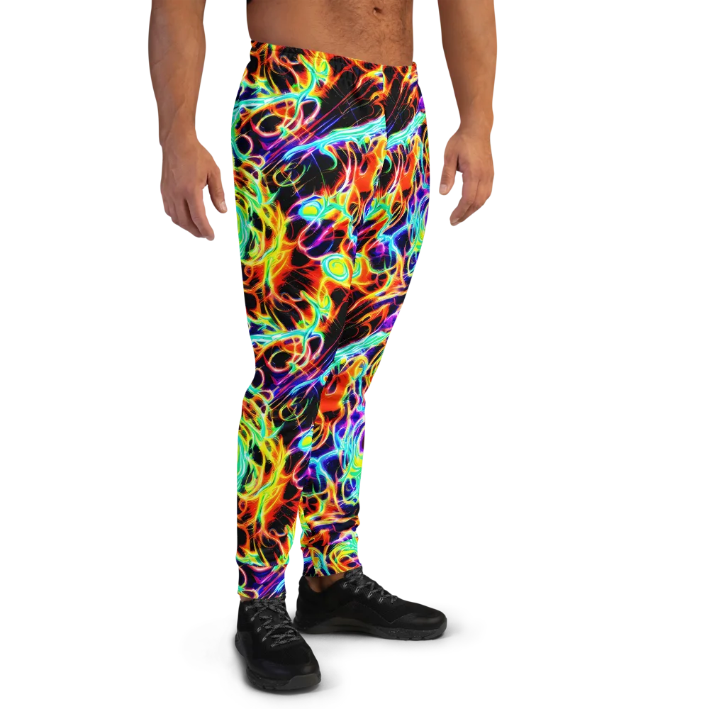 Nightflash on Men's Joggers — Right