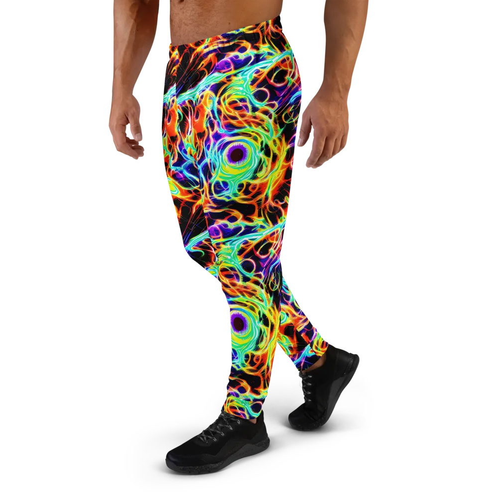 Nightflash on Men's Joggers — Left