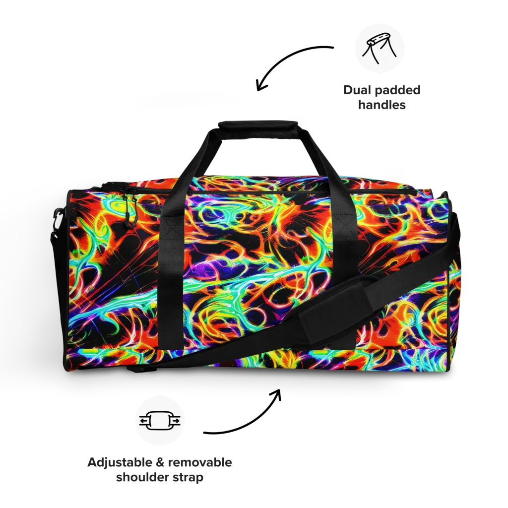 Nightflash on Duffle Bag — Front
