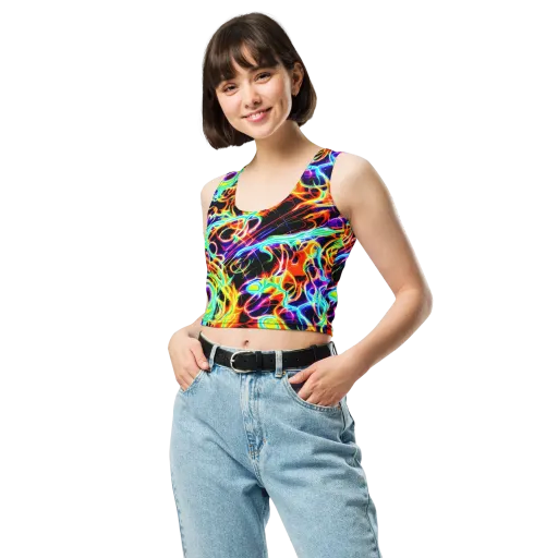 Nightflash on a Crop Top