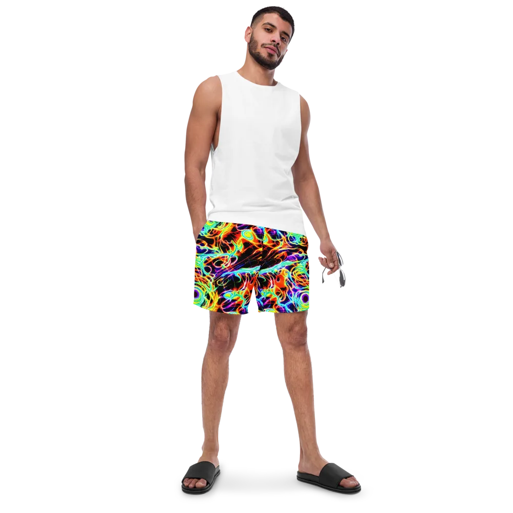Nightflash on Swim Trunks — Front