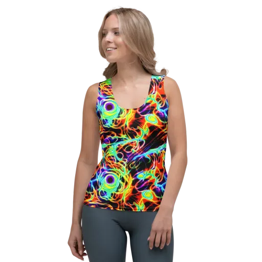 Nightflash on a Women's Tank Top