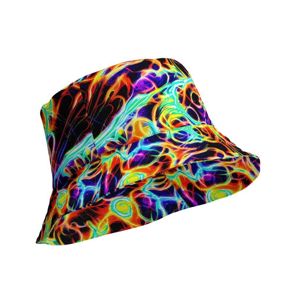 Nightflash on Reversible Bucket Hat — Product details Outside