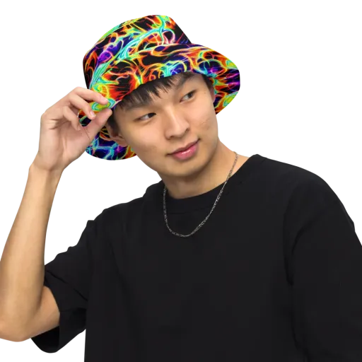 Nightflash on a Reversible Bucket Hat