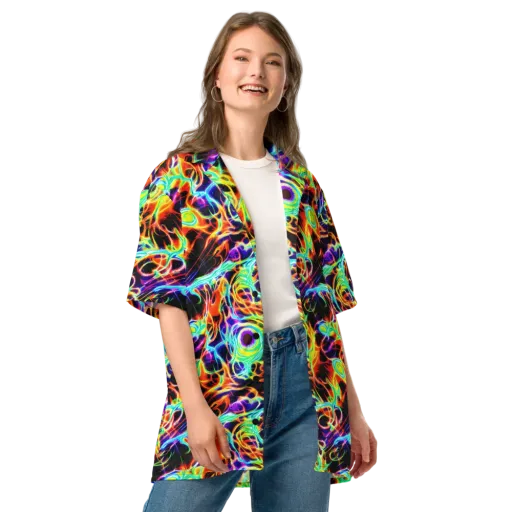 Nightflash on a Button Shirt