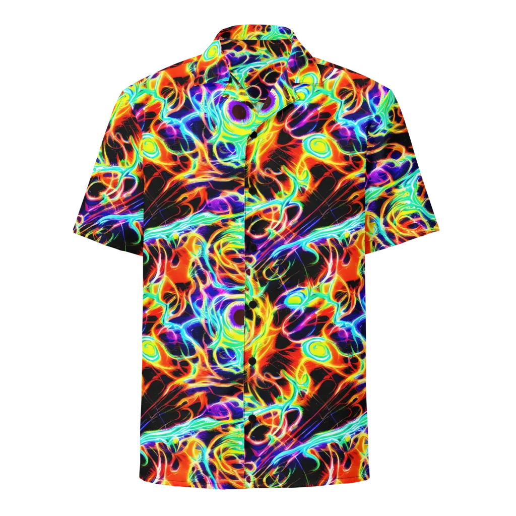 Nightflash on Button Shirt — Front