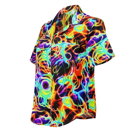 Nightflash on a Women's Short Sleeve Pajama Top
