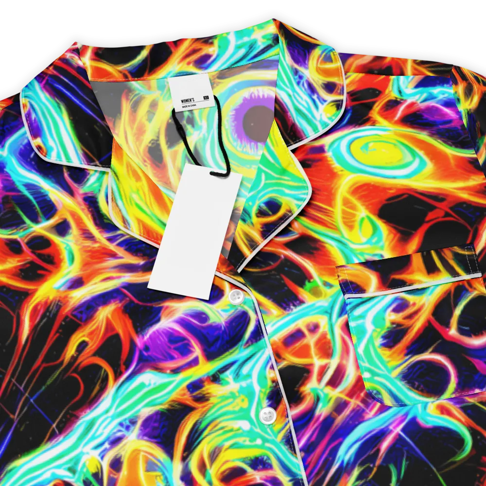Nightflash on Women's Short Sleeve Pajama Top — Product details