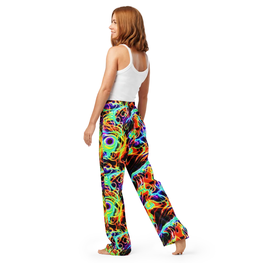 Nightflash on Women's Pajama Pants — Back