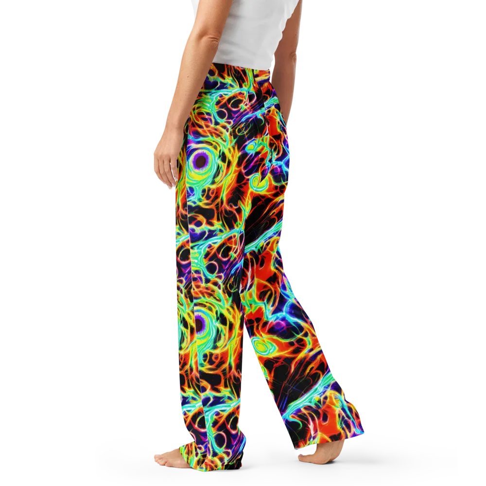 Nightflash on Women's Pajama Pants — Left