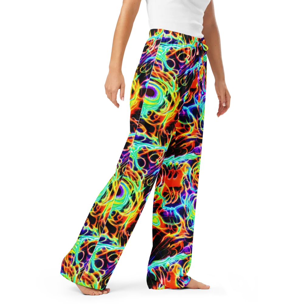 Nightflash on Women's Pajama Pants — Right Front