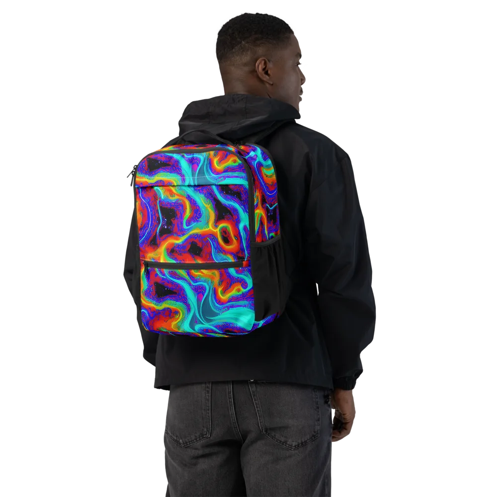 Sonic Waters on Utility Backpack — Back