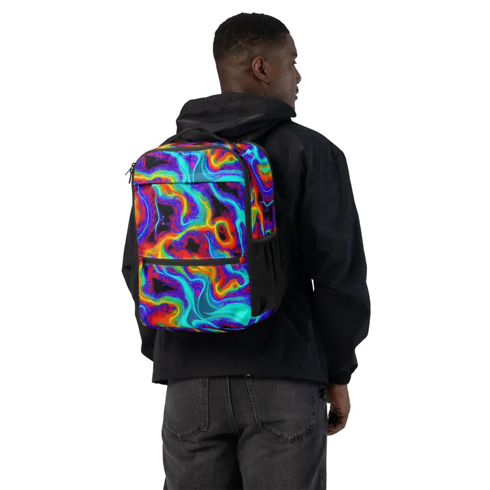 Sonic Waters on Utility Backpack — Back