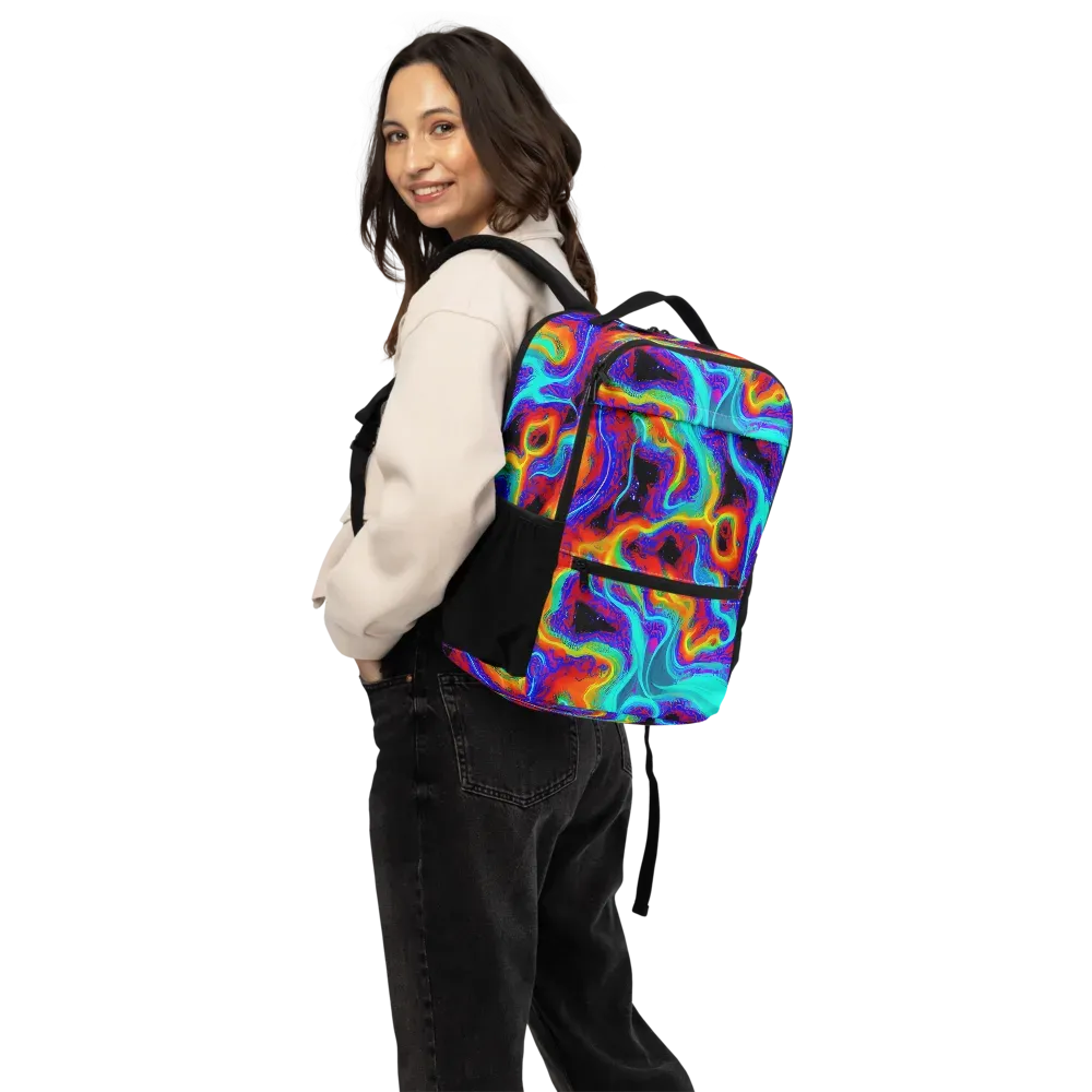 Sonic Waters on Utility Backpack — Back