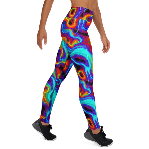 Sonic Waters on a Yoga Leggings