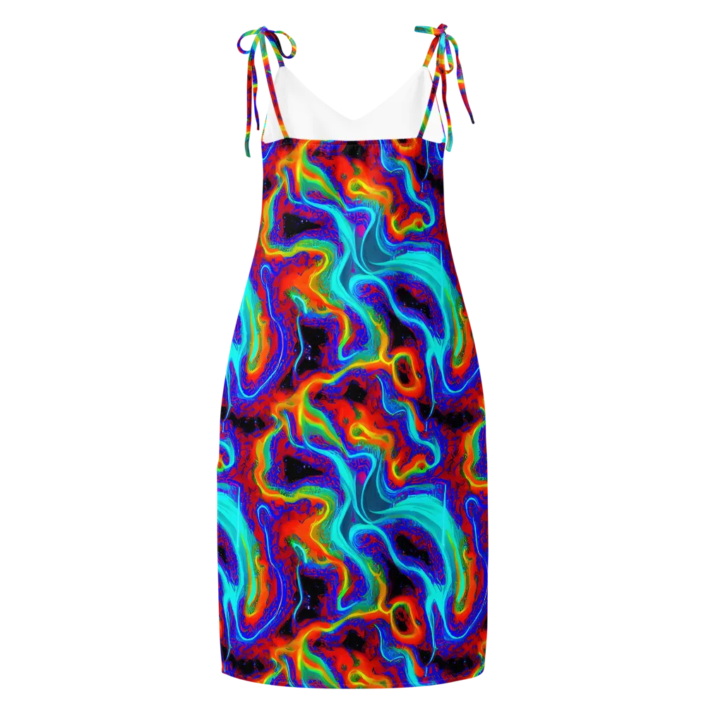 Sonic Waters on Slip Dress — Back