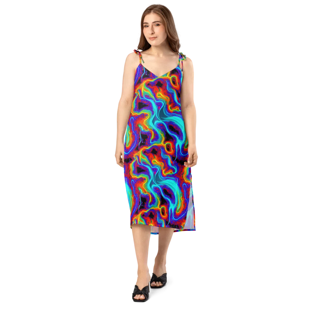 Sonic Waters on Slip Dress — Front