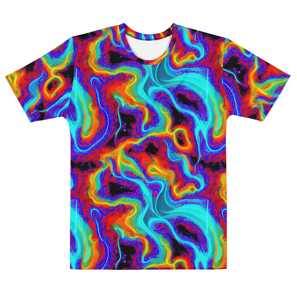 Sonic Waters on Men's Cotton Crew Neck T-Shirt — Front