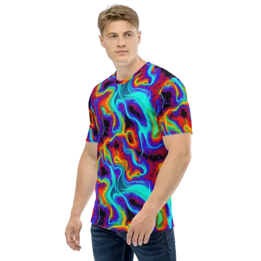 Sonic Waters on a Men's Crew Neck T-Shirt