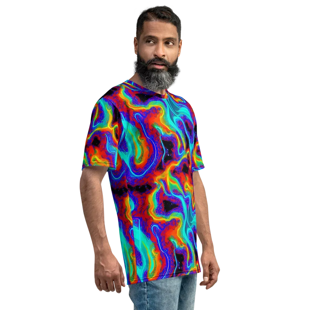 Sonic Waters on Men's Crew Neck T-Shirt — Right