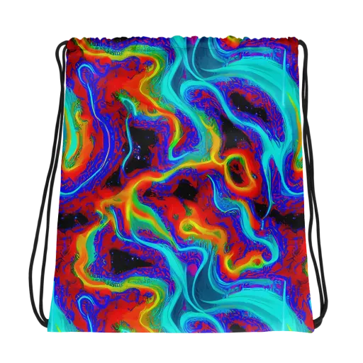 Sonic Waters on a Drawstring Bag