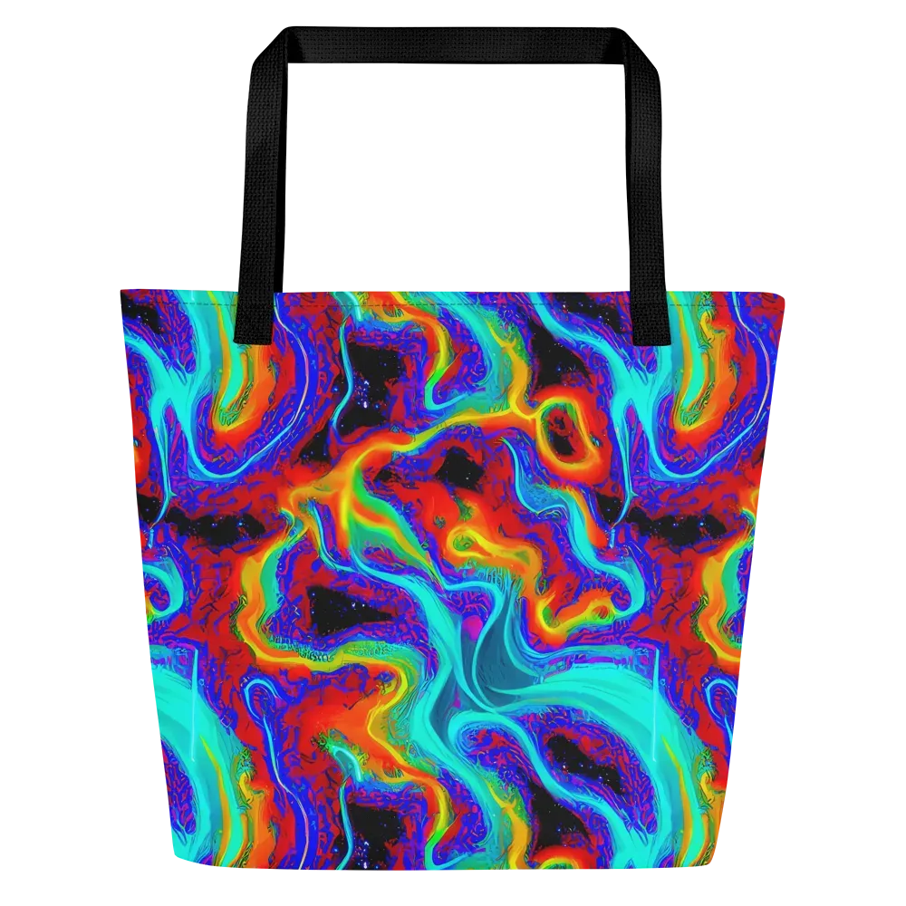 Sonic Waters on Large Tote Bag W/ Pocket — Front