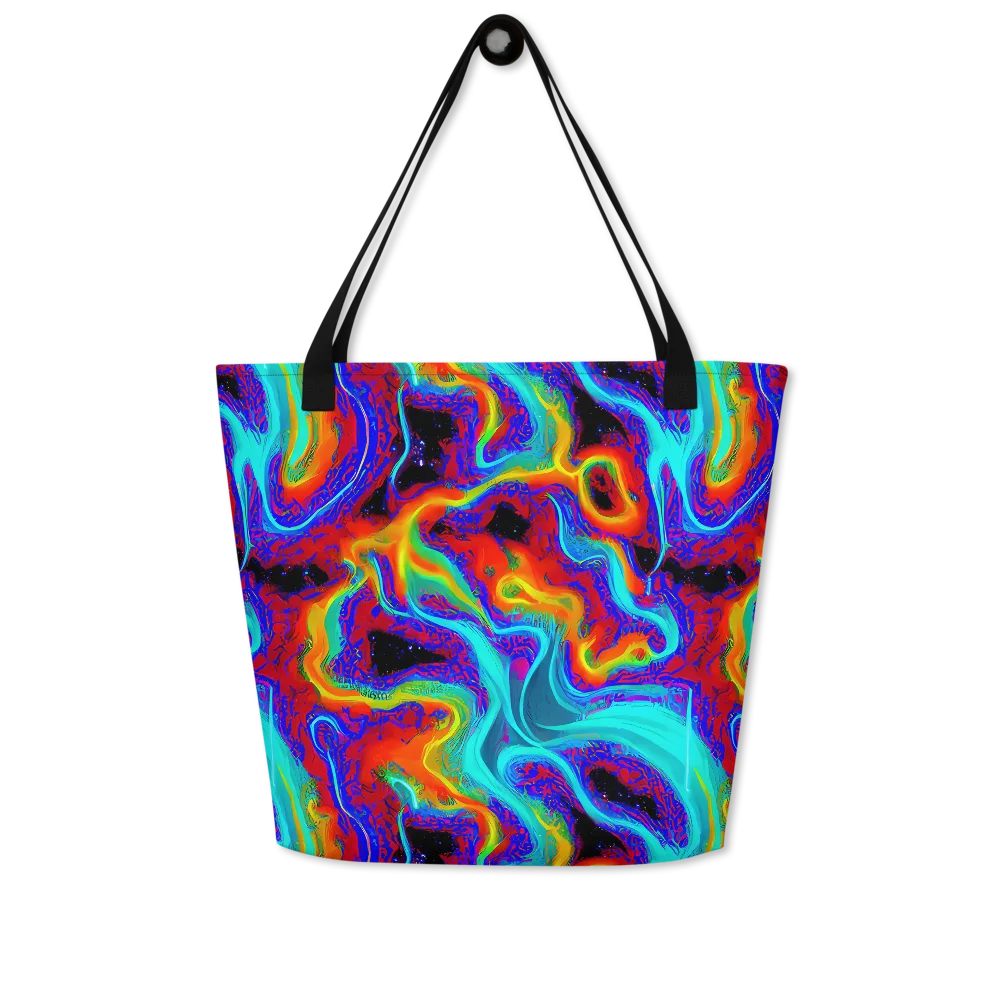 Sonic Waters on Large Tote Bag W/ Pocket — Front