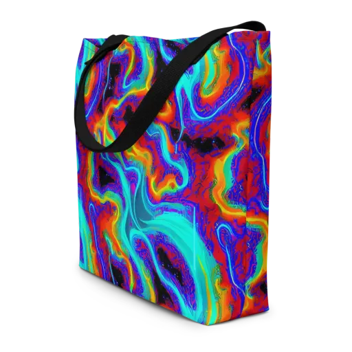 Sonic Waters on a Large Tote Bag W/ Pocket