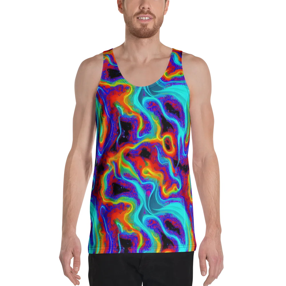 Sonic Waters on Men's Tank Top — Front