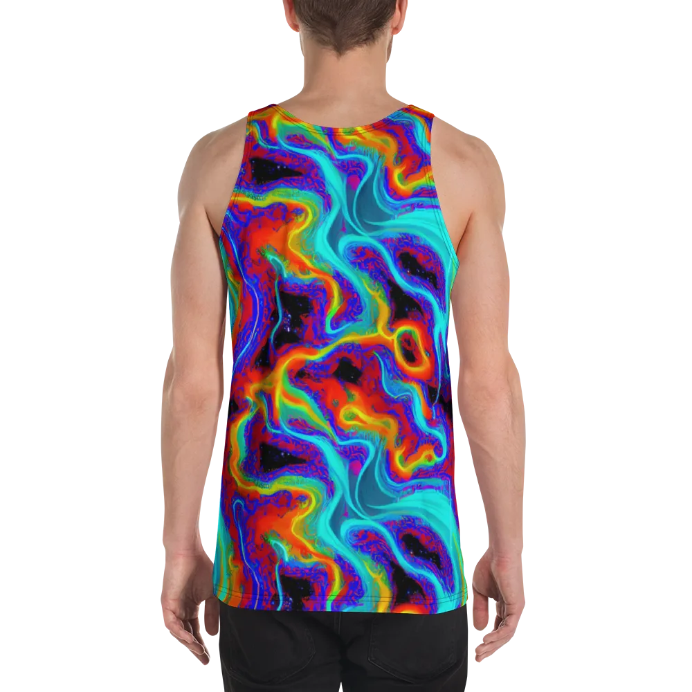 Sonic Waters on Men's Tank Top — Back