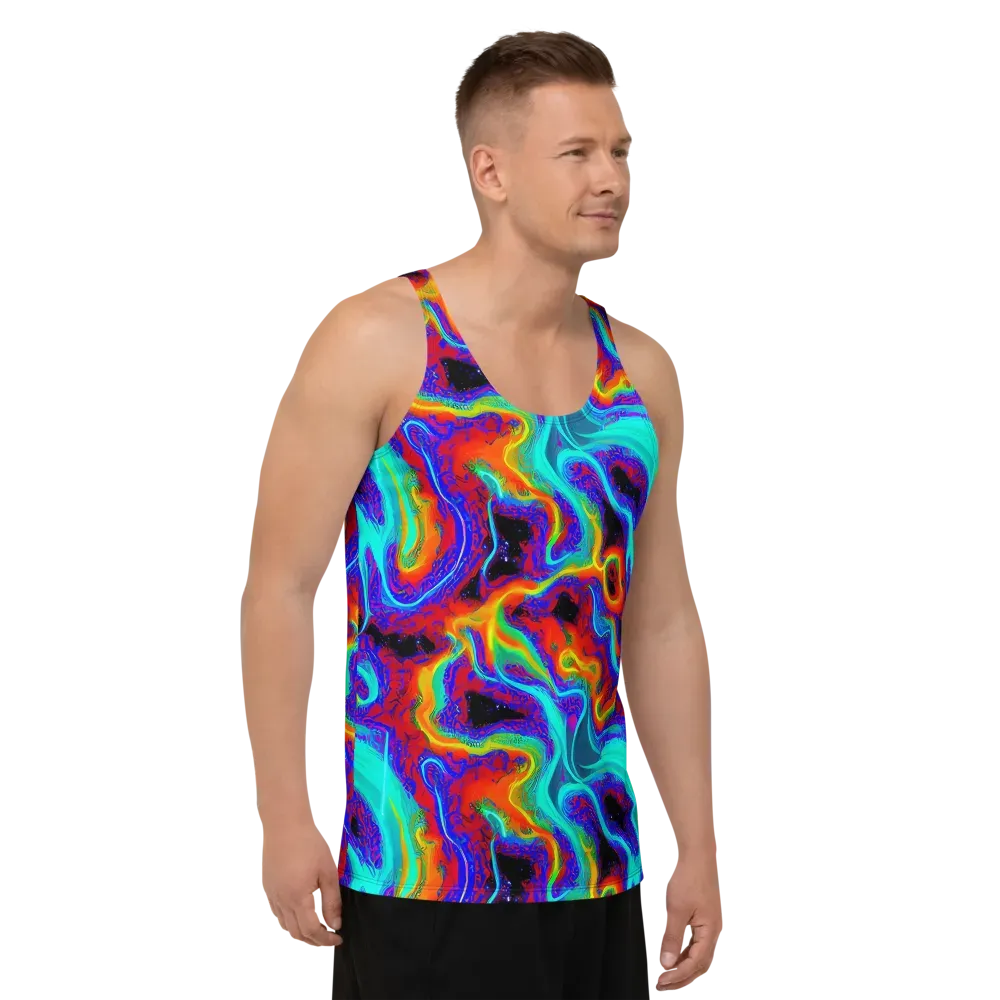 Sonic Waters on Men's Tank Top — Right Front
