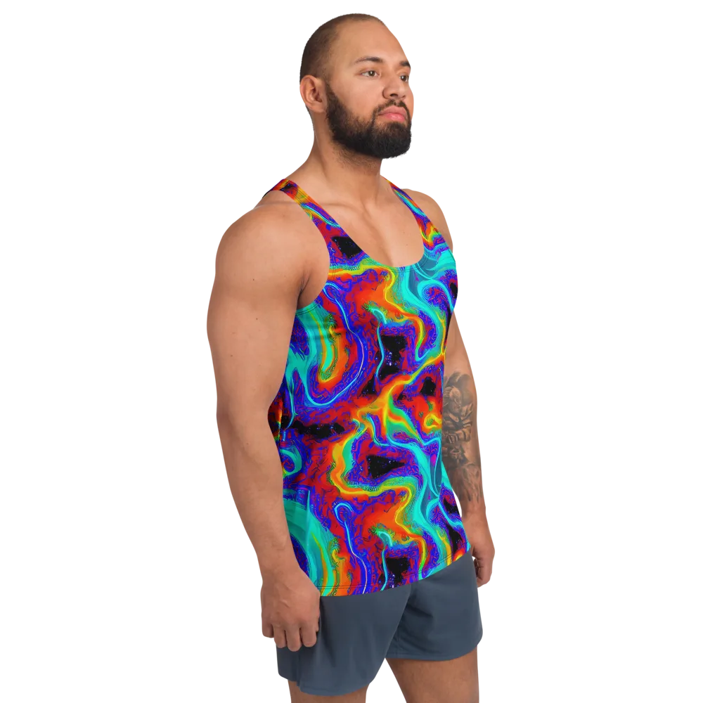 Sonic Waters on Men's Tank Top — Right Front